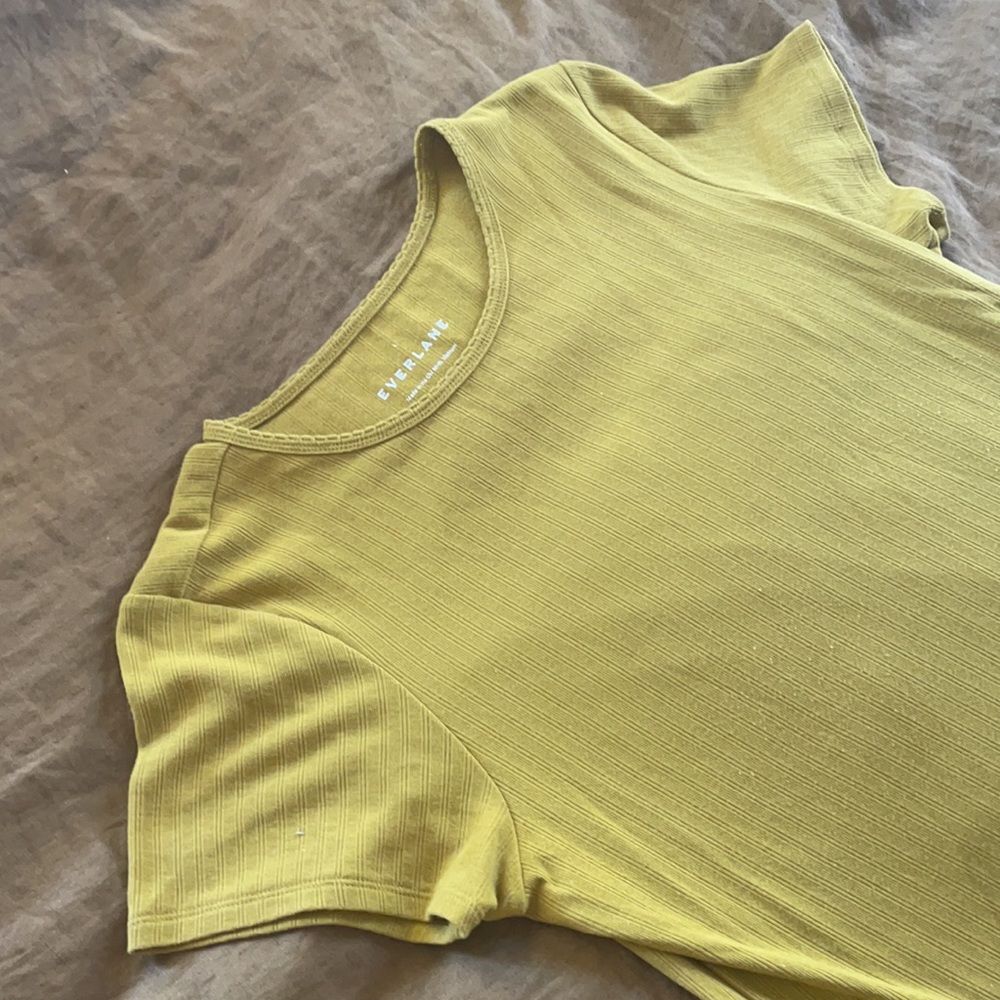Everlane ribbed tee
